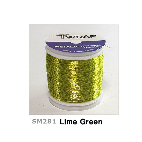 Jadrak T-Wrap Spark Metalic Wrapping Threads (SM) - A Size, 150m