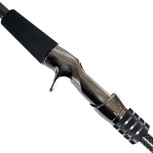 Fuji Bait Casting Reel Seats (TCSM16-GM) -PVD Plated High Gloss Gunmetal, Body only