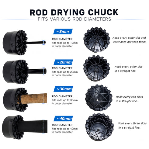 JADRACK T-SYSTEM TDR3 USB Only Simple Chuck Dryer Set