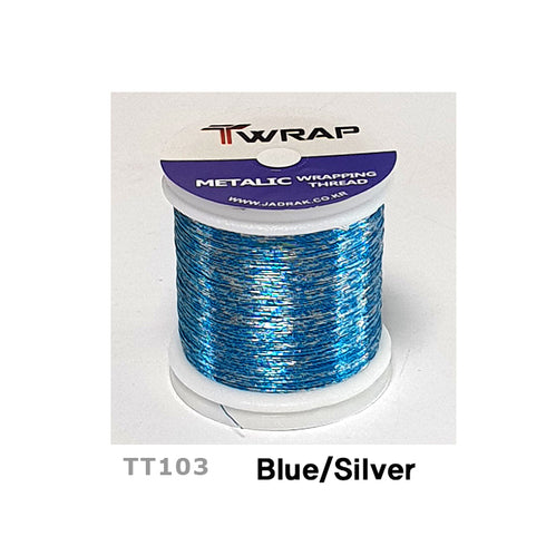 Jadrak T-Wrap Two Tone Color Metalic Wrapping Threads (TT) - A size, 100m