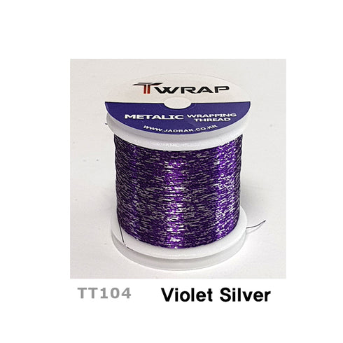 Jadrak T-Wrap Two Tone Color Metalic Wrapping Threads (TT) - A size, 100m