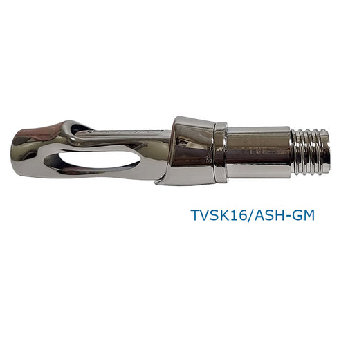 Fuji Spinning Reel Seats (TVSM16-GM) - PVD Plated High Gloss Gunmetal, Body only