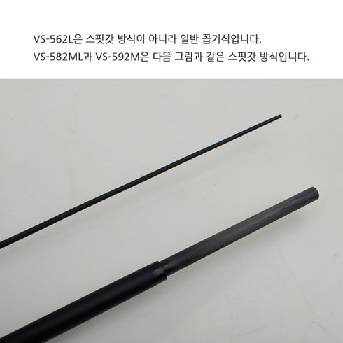 2 PCS Carbon Rod Blank -VS