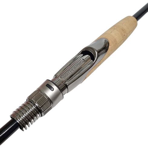 Fuji Spinning Reel Seats (VSSM16-GM) - PVD Plated High Gloss Gun Metal, Body only