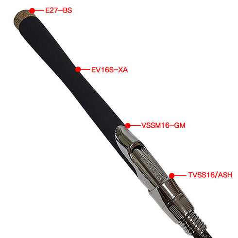 Fuji TVS16 Hood Nut (TVSS16/ASH-GM) - PVD Plated High Gloss Gunmetal