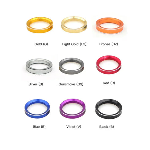Winding Check for Rear Grip 2 tone Anodized Aluminum Ring (W27-S)