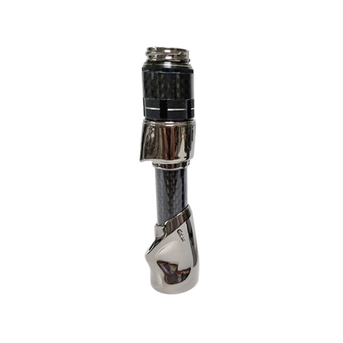 MK16 Split Spinning Reel Seat KIT (MKSS16-SP26) - PVD Plated High Gloss Gunmetal-Bonding Completed