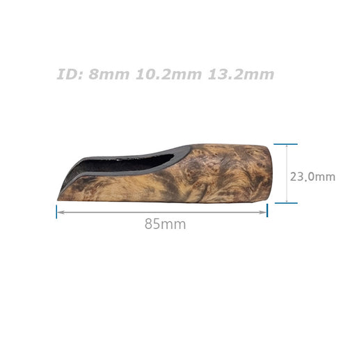 Natural Wood Grip for Fuji VSS16 Reel Seat (WV16D-NB085)