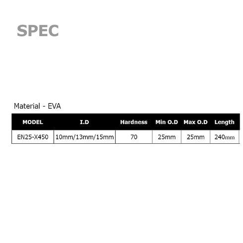 EVA Stright Grip (EN25-X450) - OD 25mm L 450mm