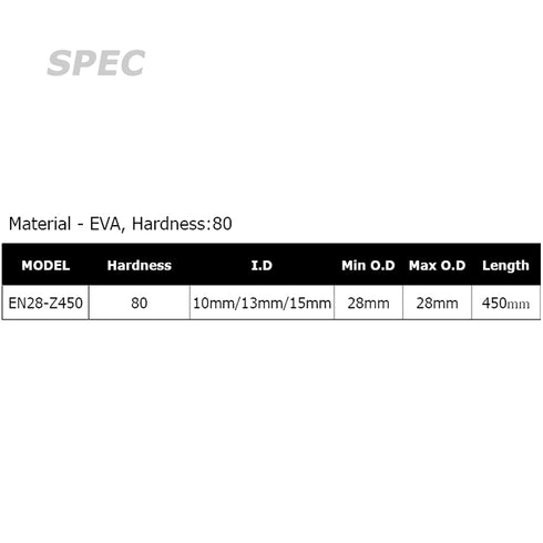 EVA Straight Grip (EN28-Z450) - Hardness 80