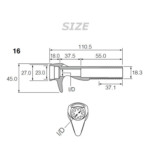 Fuji Bait Casting Reel Seats (ECSM16-AU) -Aurora