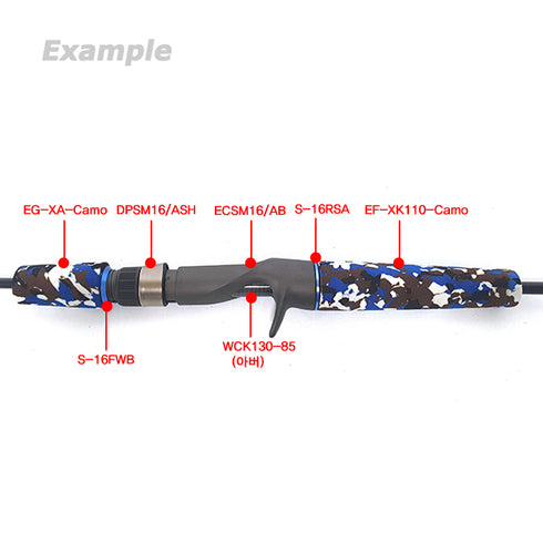Color EVA Grip for General Rear Grip (EF27-XK110-Camo)