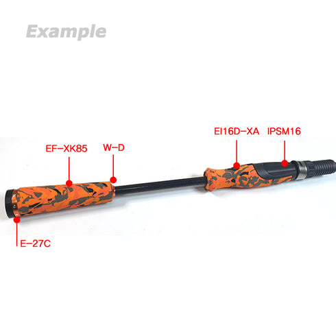 Color EVA Grip for General Rear Grip (EF27-XK85-Camo)
