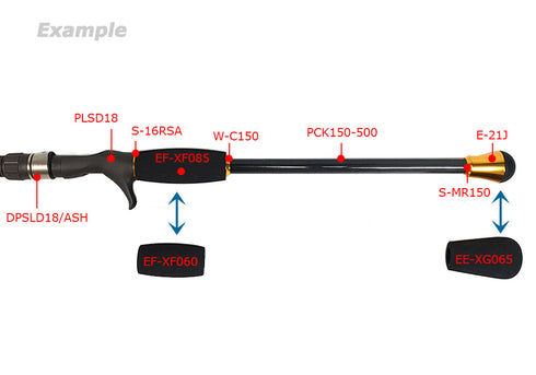EVA Rear Grip for Jigging Rod (EF-XF060-085)