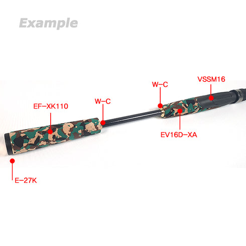 Camo EVA Rear Grip for Fuji VSS16 Reel Seats (EV16D-XA-Camo)