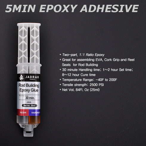 Jadrak 30 Min Syringe Epoxy Adhesive (JS25)