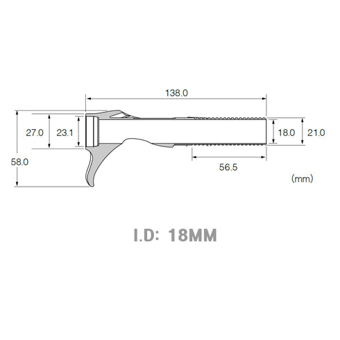 Fuji Bait Casting Reel Seats (PLSD18) - Body only