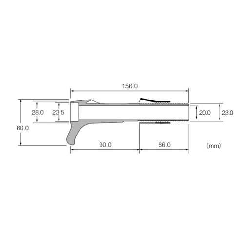 Fuji Bait Casting Reel Seats (PSSD20) - Body only
