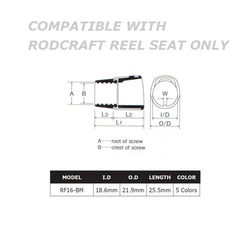 Standard Color Hood Nut (RF16-BM)