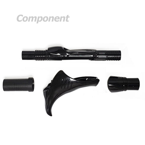 Bait Casting Reel Seats (RFBC16-BL) - Black, Nut included