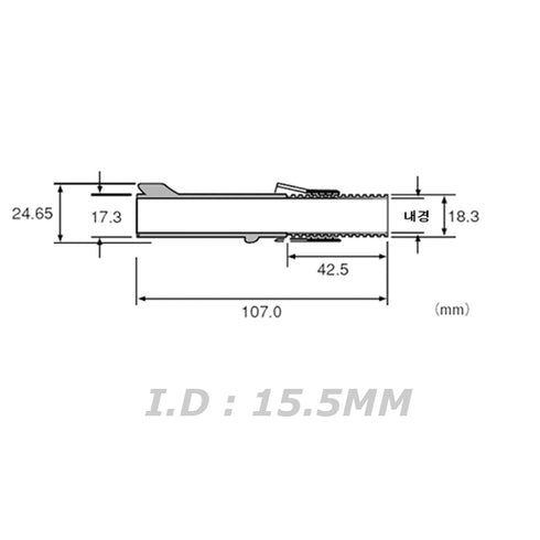 Spinning Reel Seats (RIPS16-BM,Black Marble) - Body only