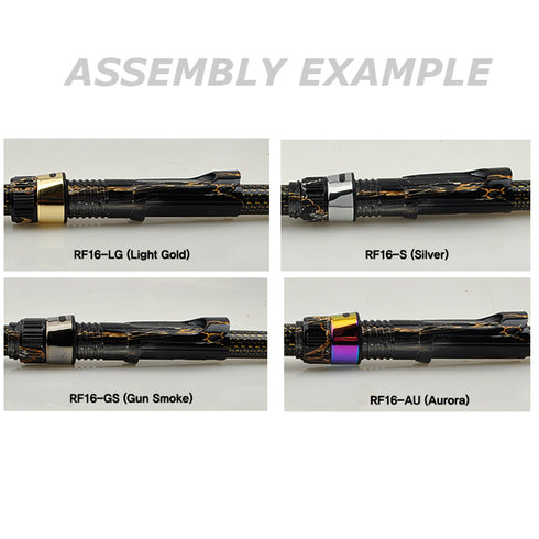 Spinning Reel Seats (RIPS16-BM,Black Marble) - Body only