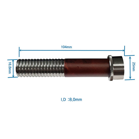 Jadrak Spinning Reel Seats (RS16-25SC) - Rose Wood, Body only