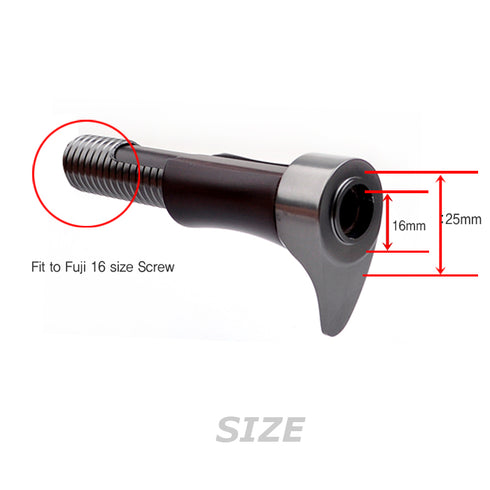 Jadrak Casting Reel Seats (RS16-25TA,Blackwood)-Body only