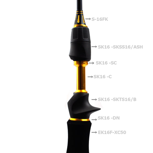 Lip Stick Metal Parts for 16 Size Reel Seats (LS16-FK)