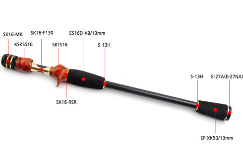 Disposed Connector for Fuji SK16 Reel Seats (SK16-G)