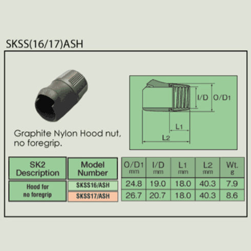 Fuji SK16 Hood Nut (SKSS16/ASH)