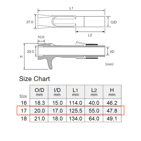 Fuji Bait Casting Reel Seats (TCSD17) - Body only