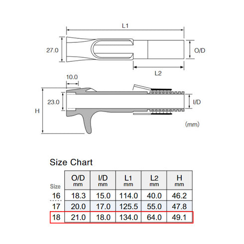Fuji Bait Casting Reel Seats (TCSD18) - Body only