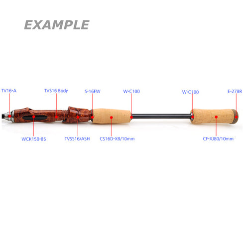 Winding Check for Fuji TVS16 Reel Seats Front (TV16-A) - ID 8~12mm