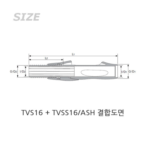 Fuji Spinning Reel Seats (TVSM16-BL) - Black, Body only