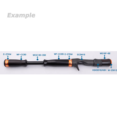 Black Wood Rear Grip (WF-CC) - Black Wood