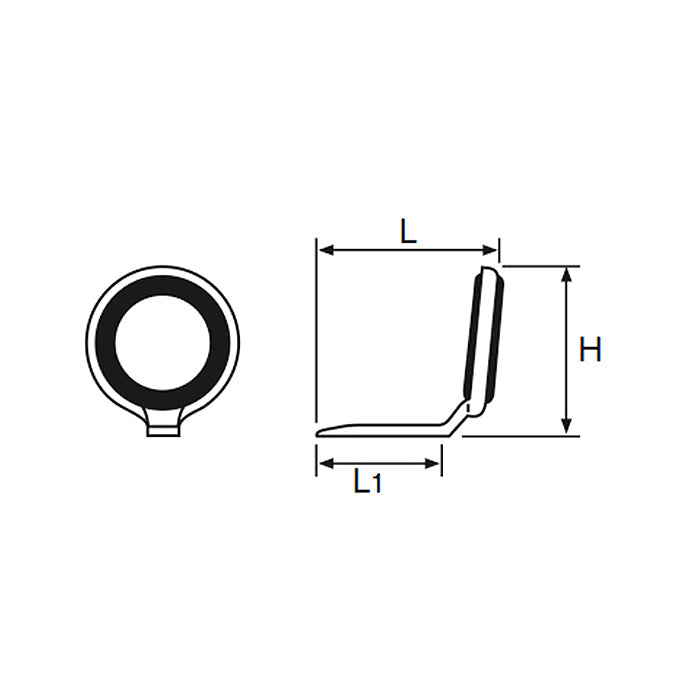 Anneau De Canne Fuji T-LSG Taille 3.5 - Bague Titanium SIC (6.5mm) Pour Montage Canne